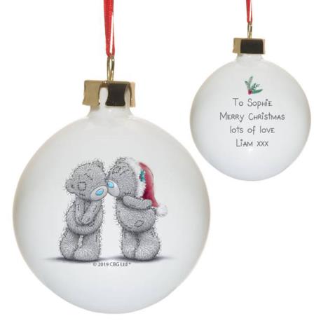 Personalised Me to You Christmas Together Bauble £12.99